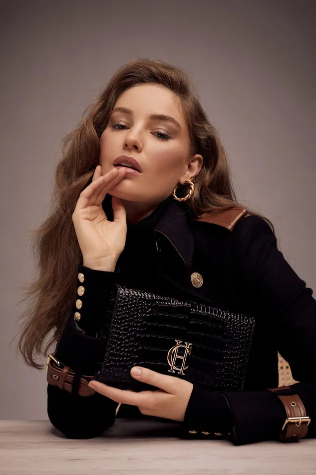Bags Womens Holland Cooper Highbury Clutch Bag Black Gold Bags Womens Holland Cooper Highbury Clutch Bag Black Gold