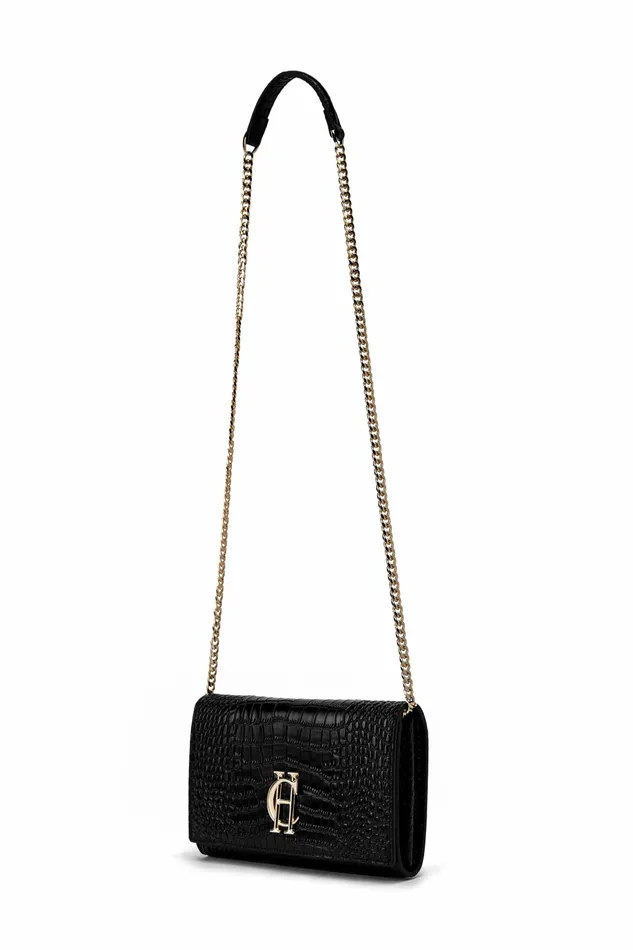 Bags Womens Holland Cooper Highbury Clutch Bag Black Gold Bags Womens Holland Cooper Highbury Clutch Bag Black Gold