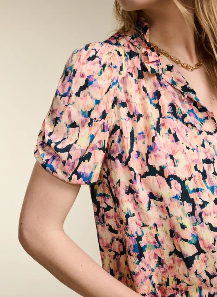 Baukjen Maria Blouse Pink Blur Clothing