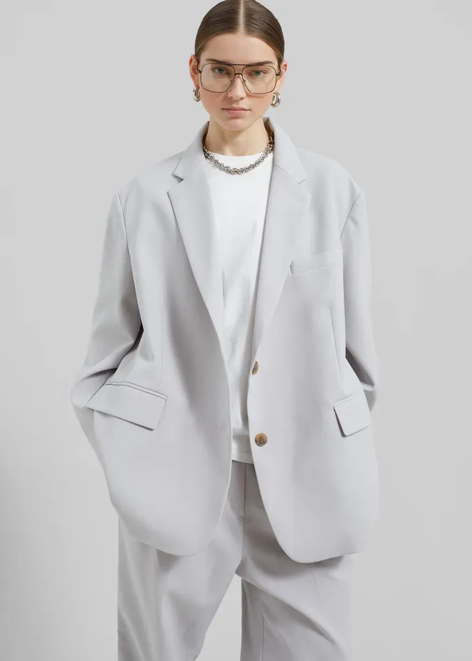 Bea Blazer 8211 Grey Women The Frankie Shop Clothing