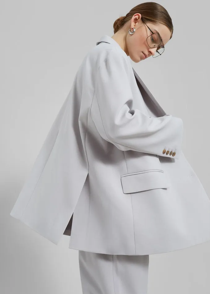 Bea Blazer 8211 Grey Women The Frankie Shop Clothing