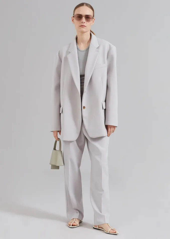 Bea Blazer 8211 Grey Women The Frankie Shop Clothing