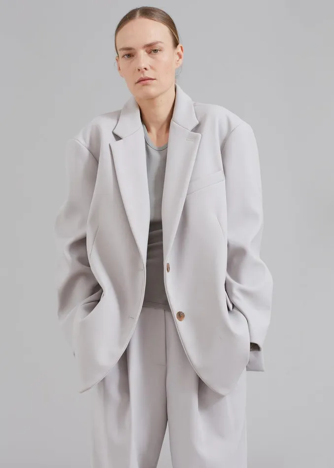 Bea Blazer 8211 Grey Women The Frankie Shop Clothing