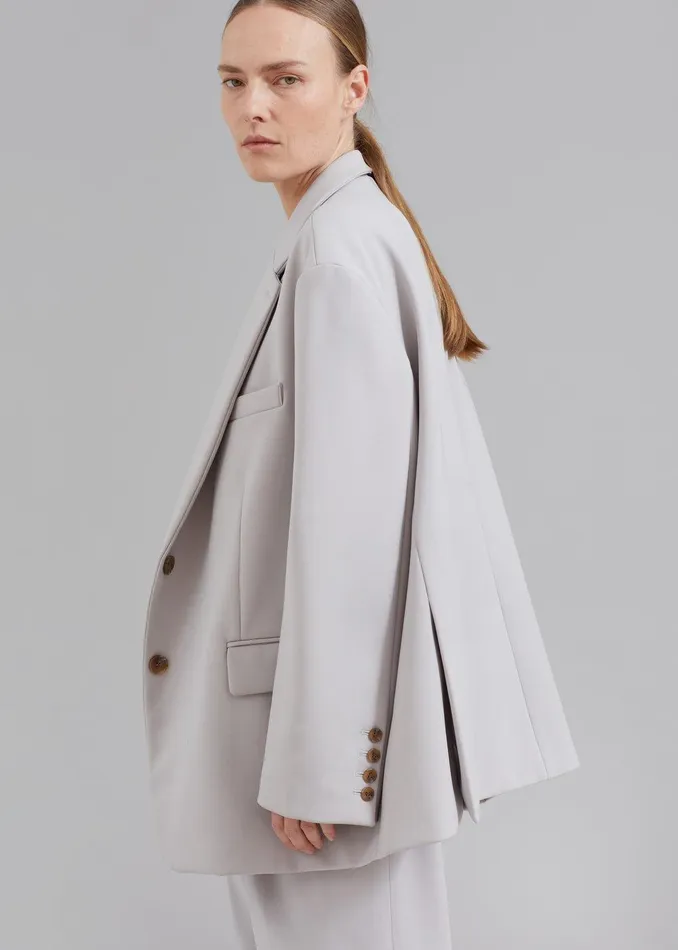 Bea Blazer 8211 Grey Women The Frankie Shop Clothing