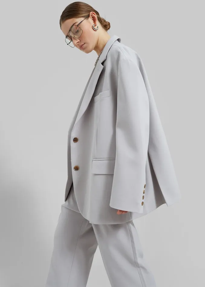 Bea Blazer 8211 Grey Women The Frankie Shop Clothing