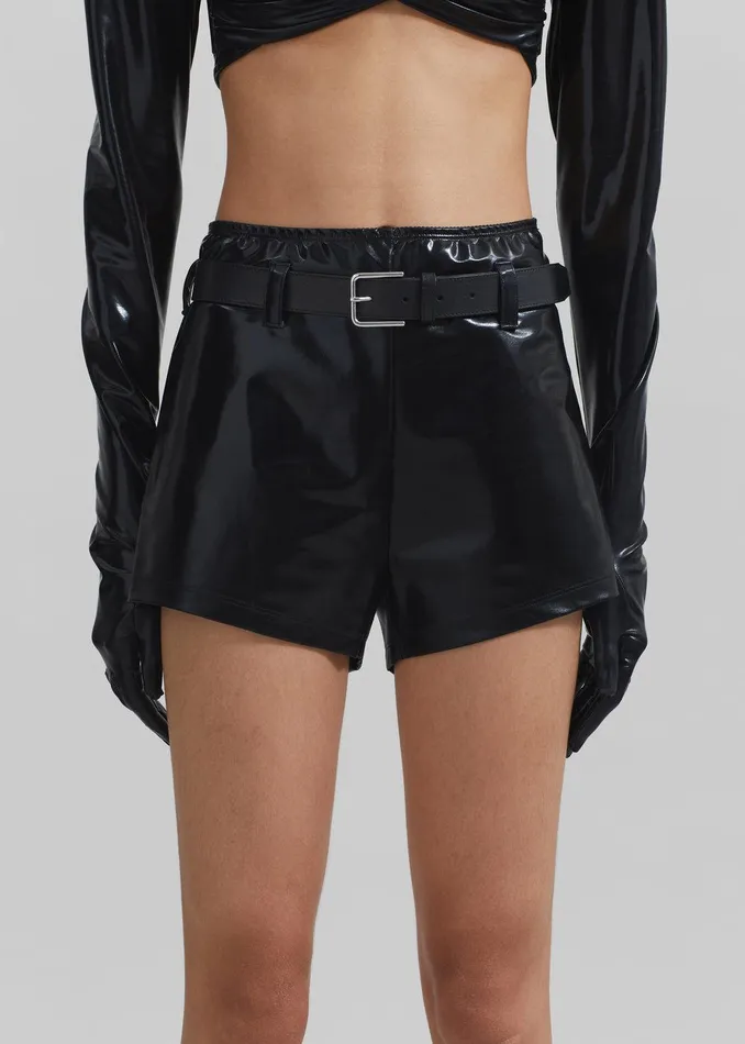 Beaufille Nikos Shorts 8211 Black Women The Frankie Shop Clothing