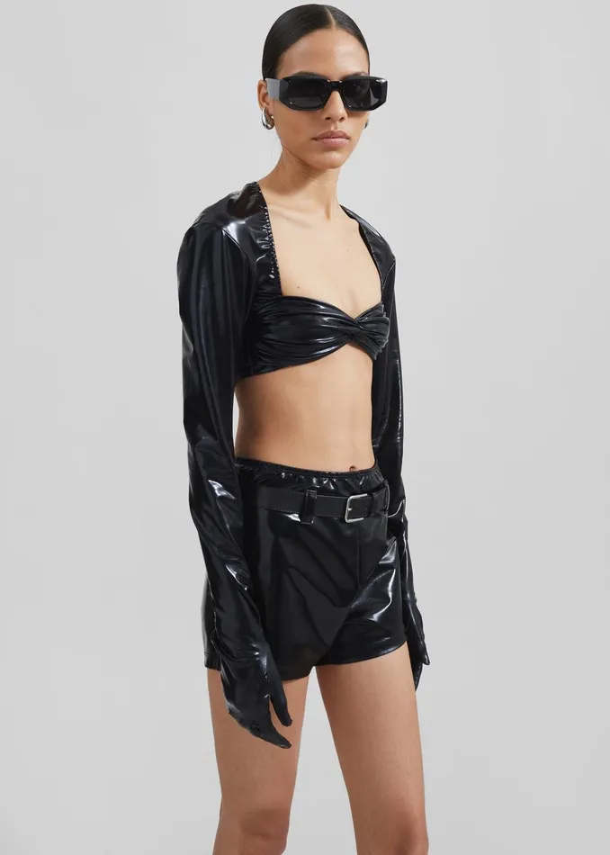 Beaufille Nikos Shorts 8211 Black Women The Frankie Shop Clothing