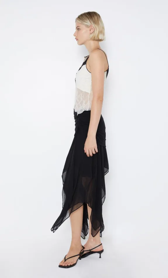 Bec Bridge ABRIELLE ASYM TANK 8211 TAUPEIVORY Women Sleeveless
