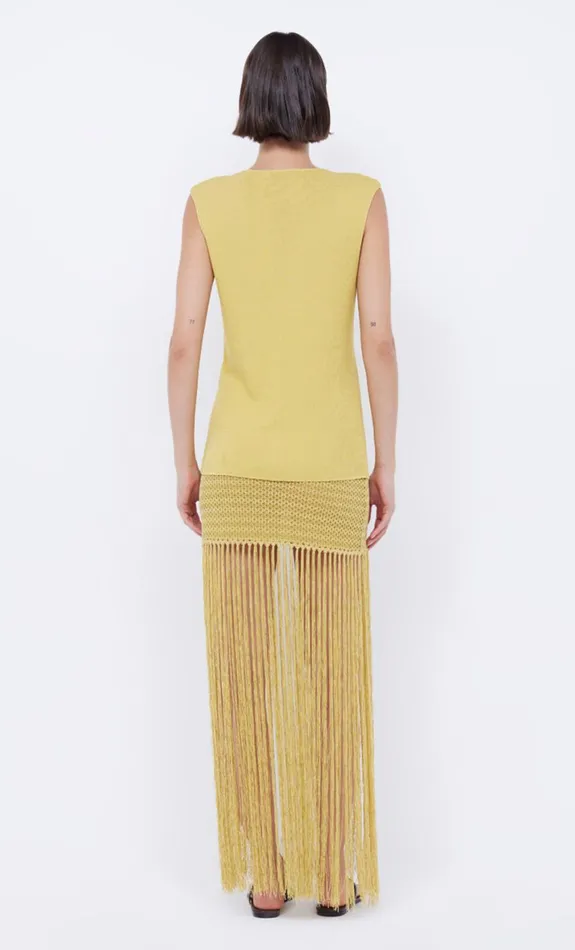 Bec Bridge CALISTA FRINGE MINI SKIRT 8211 CITRUS Women Skirts
