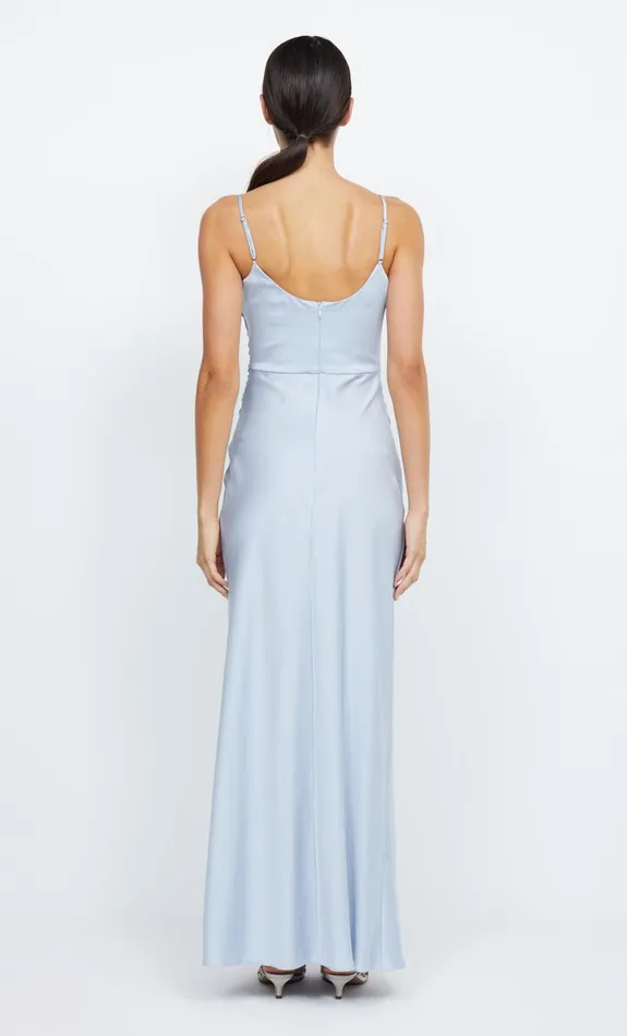 Bec Bridge ETERNITY SCOOP MAXI DRESS 8211 DUSTY BLUE Women Maxi Dresses