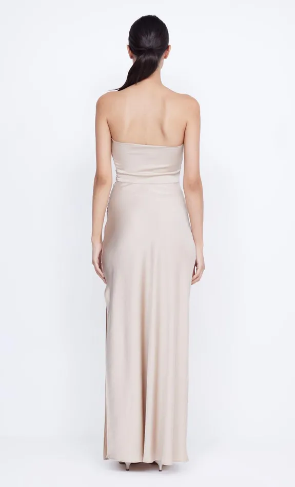 Bec Bridge ETERNITY STRAPLESS MAXI 8211 SAND Women Maxi Dresses