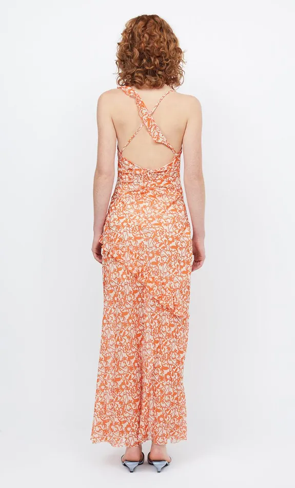 Bec Bridge FIREFLY FRILL MAXI DRESS 8211 FIESTA FLORAL Women Maxi Dresses