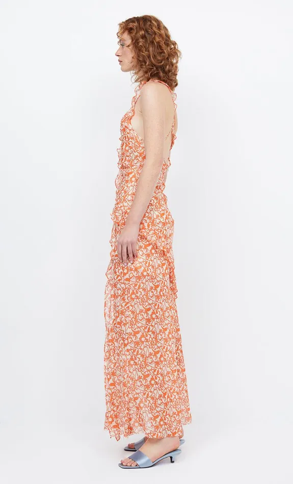 Bec Bridge FIREFLY FRILL MAXI DRESS 8211 FIESTA FLORAL Women Maxi Dresses