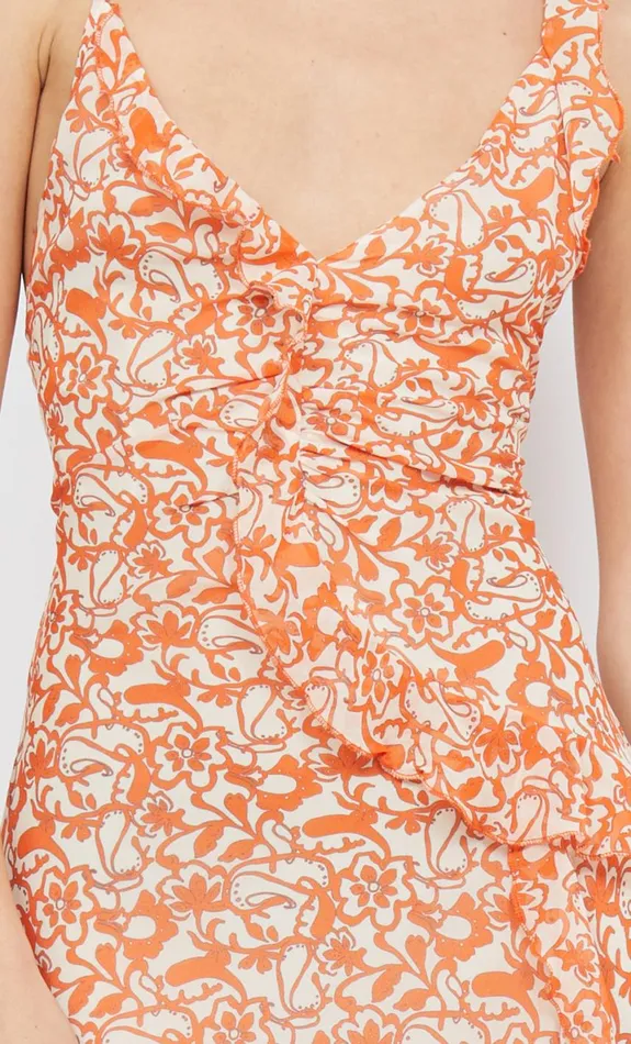 Bec Bridge FIREFLY FRILL MAXI DRESS 8211 FIESTA FLORAL Women Maxi Dresses