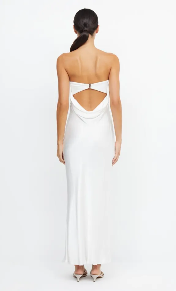 Bec Bridge MOON DANCE STRAPLESS DRESS 8211 IVORY Women Maxi Dresses