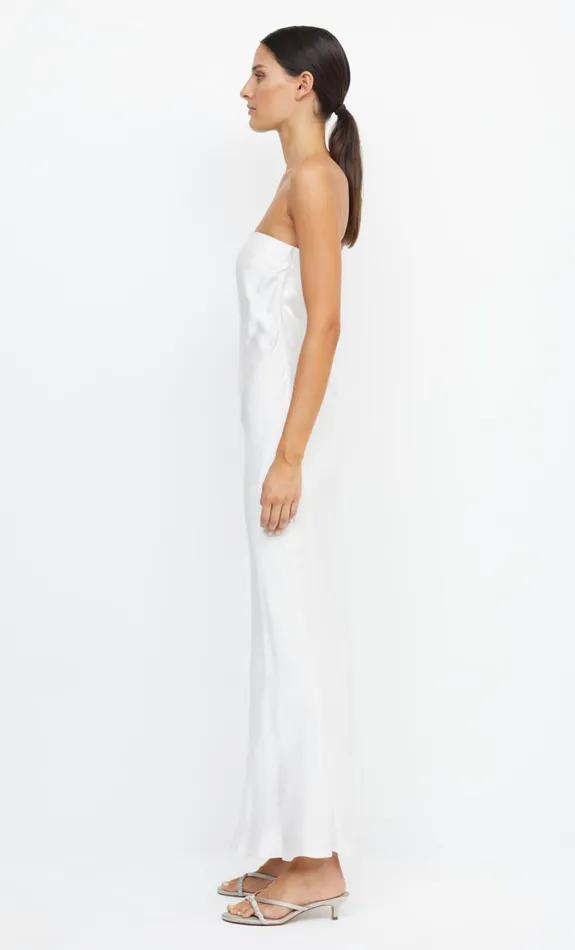 Bec Bridge MOON DANCE STRAPLESS DRESS 8211 IVORY Women Maxi Dresses