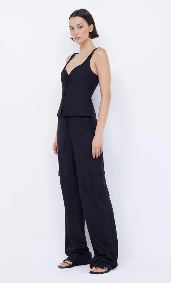 Bec Bridge NEVADA TIE TOP 8211 BLACK Women Sleeveless