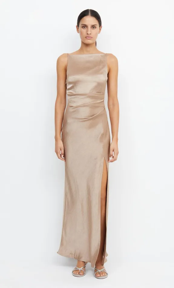 Bec Bridge THE DREAMER MAXI DRESS 8211 GOLDEN Women Maxi Dresses