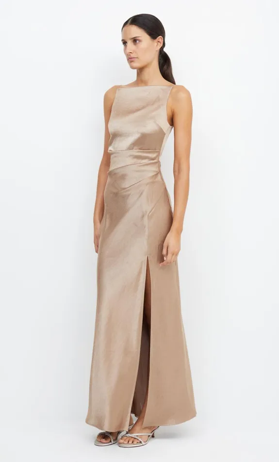 Bec Bridge THE DREAMER MAXI DRESS 8211 GOLDEN Women Maxi Dresses