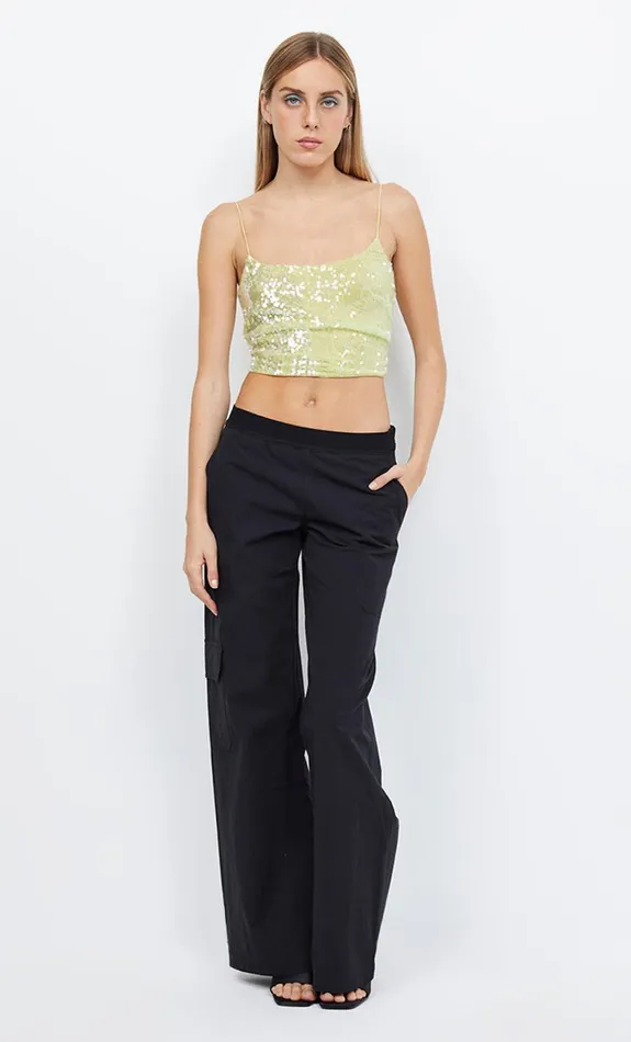 Bec Bridge VENUS SEQUIN TANK 8211 CITRUS Women Sleeveless