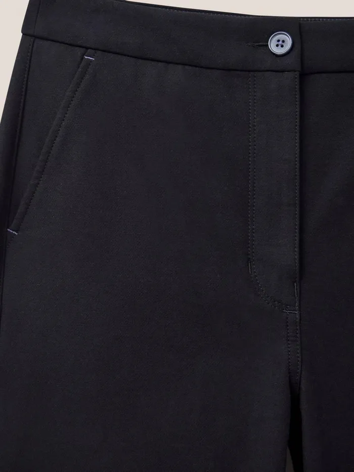 Belle Wide Leg Cropped Trouser Pure Black Women White Stuff Trousers Belle Wide Leg Cropped Trouser Pure Black Women White Stuff Trousers