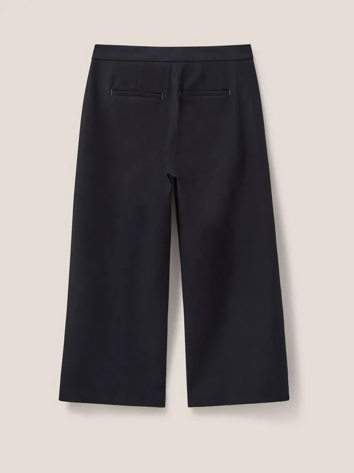 Belle Wide Leg Cropped Trouser Pure Black Women White Stuff Trousers Belle Wide Leg Cropped Trouser Pure Black Women White Stuff Trousers