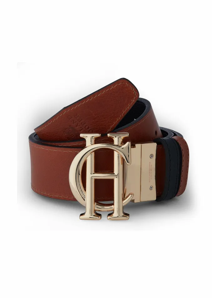 Belts Holland Cooper Womens HC Classic Belt Reversible Black Tan