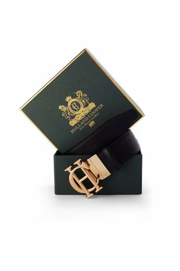 Belts Holland Cooper Womens HC Classic Belt Reversible Black Tan Belts Holland Cooper Womens HC Classic Belt Reversible Black Tan