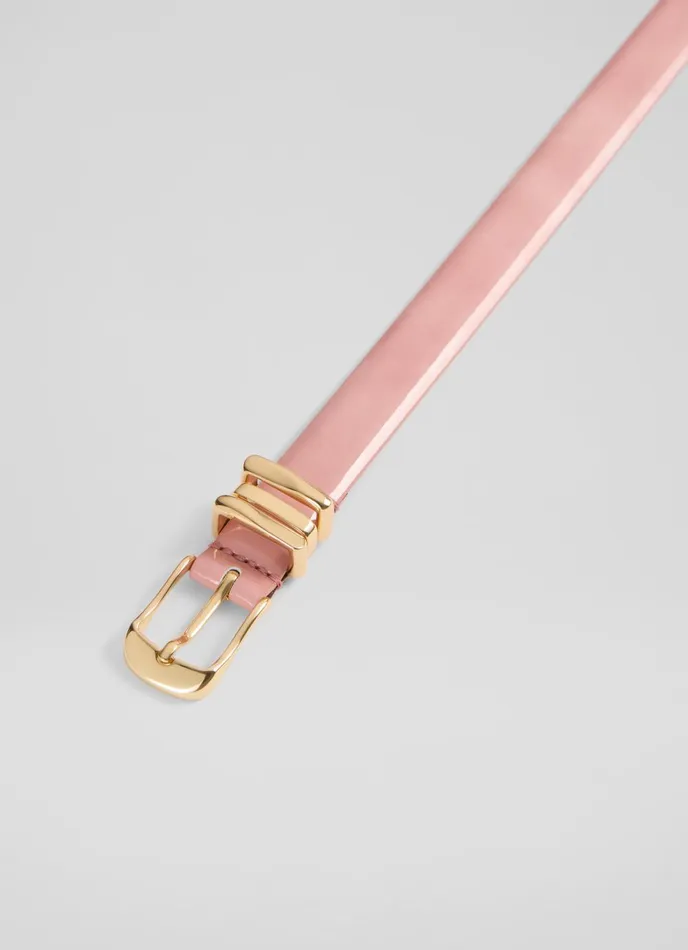 Belts Women LKBennett Georgette Pink Leather Belt Belts Women LKBennett Georgette Pink Leather Belt