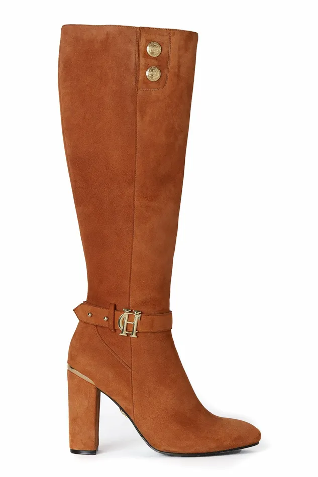 Bestsellers Marlborough Knee Boot Tan 8211 Holland Cooper Womens