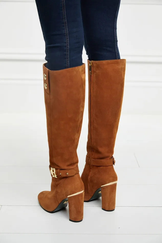 Bestsellers Marlborough Knee Boot Tan 8211 Holland Cooper Womens Bestsellers Marlborough Knee Boot Tan 8211 Holland Cooper Womens