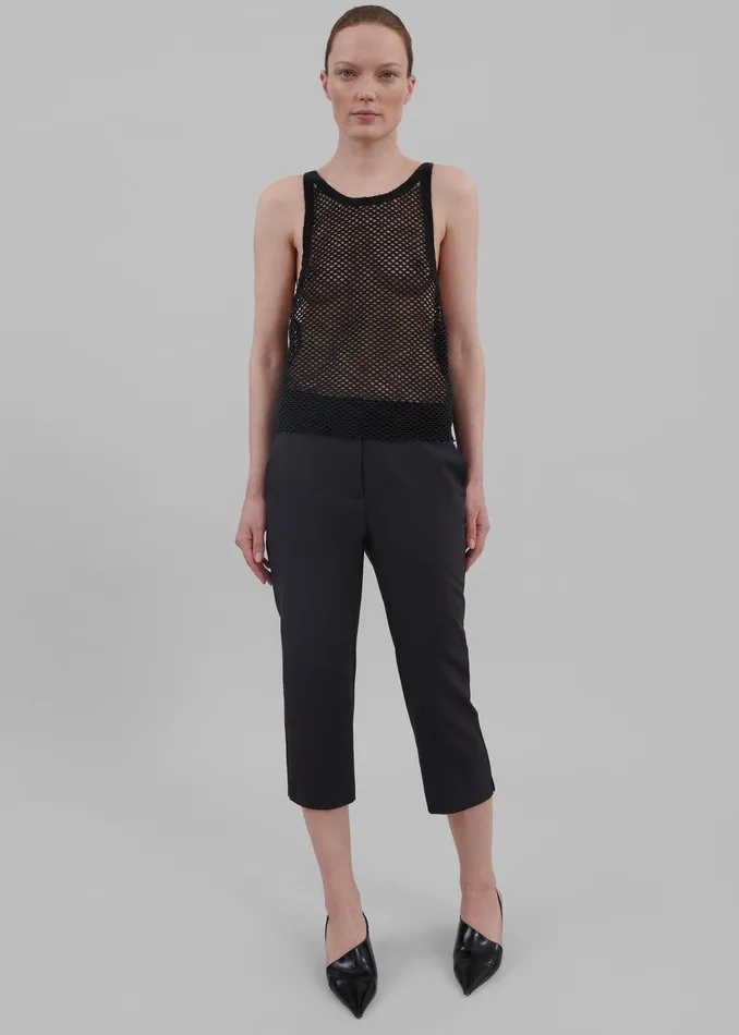 Bevza Beaded Tank Top 8211 Black Women The Frankie Shop Clothing