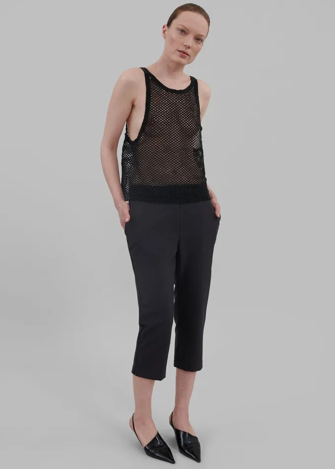 Bevza Beaded Tank Top 8211 Black Women The Frankie Shop Clothing