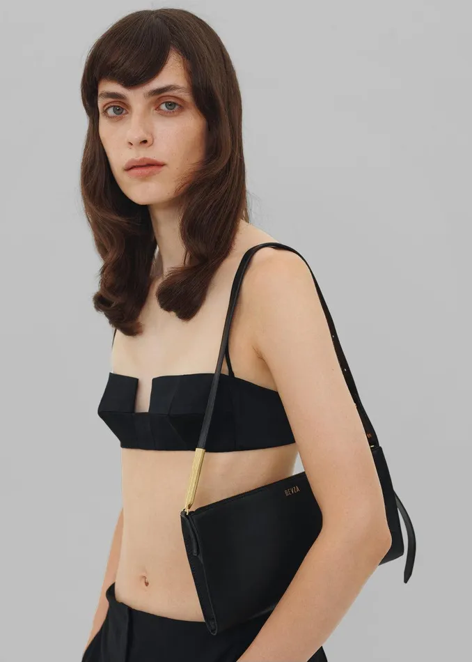 Bevza Square Bra 8211 Black Women The Frankie Shop Clothing