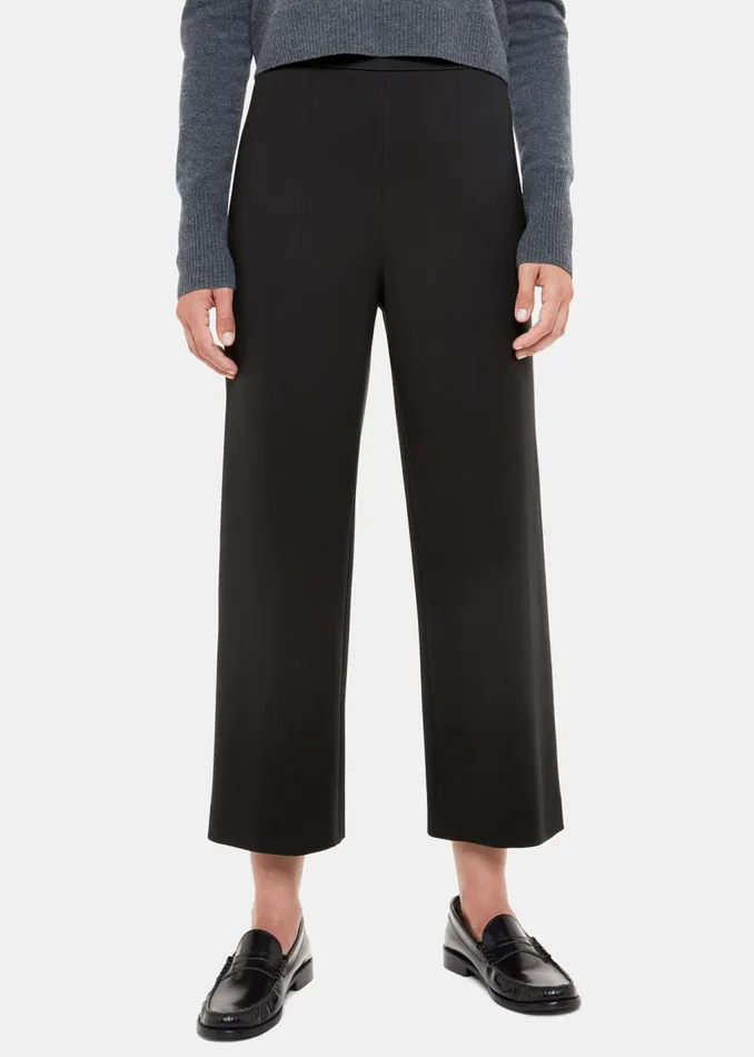 Black Camilla Wide Leg Trouser Women Whistles Tailoring