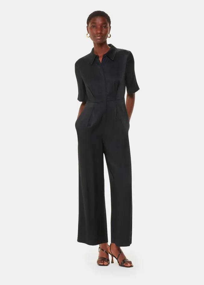 Black Edina Jumpsuit Women Whistles Jumpsuits