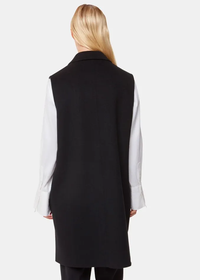 Black Eve Double Face Waistcoat Women Whistles Coats and Jackets