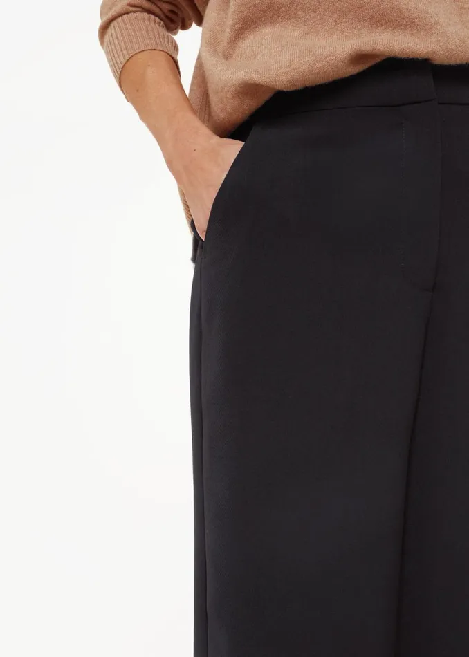 Black Petite Ultimate Full Length Trouser Women Whistles Petite Trousers and Jeans