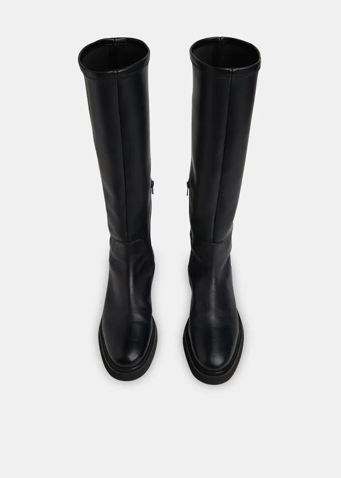 Black Quin Stretch Knee High Boot Women Whistles Boots
