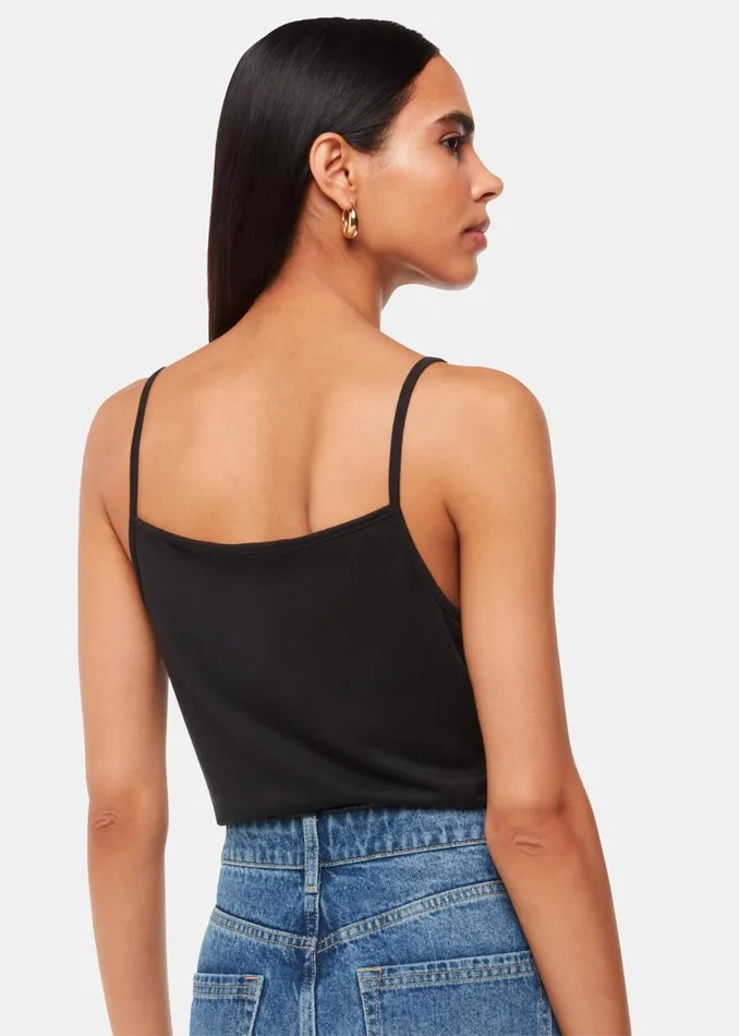 Black Ultimate Cami Top Women Whistles Tops