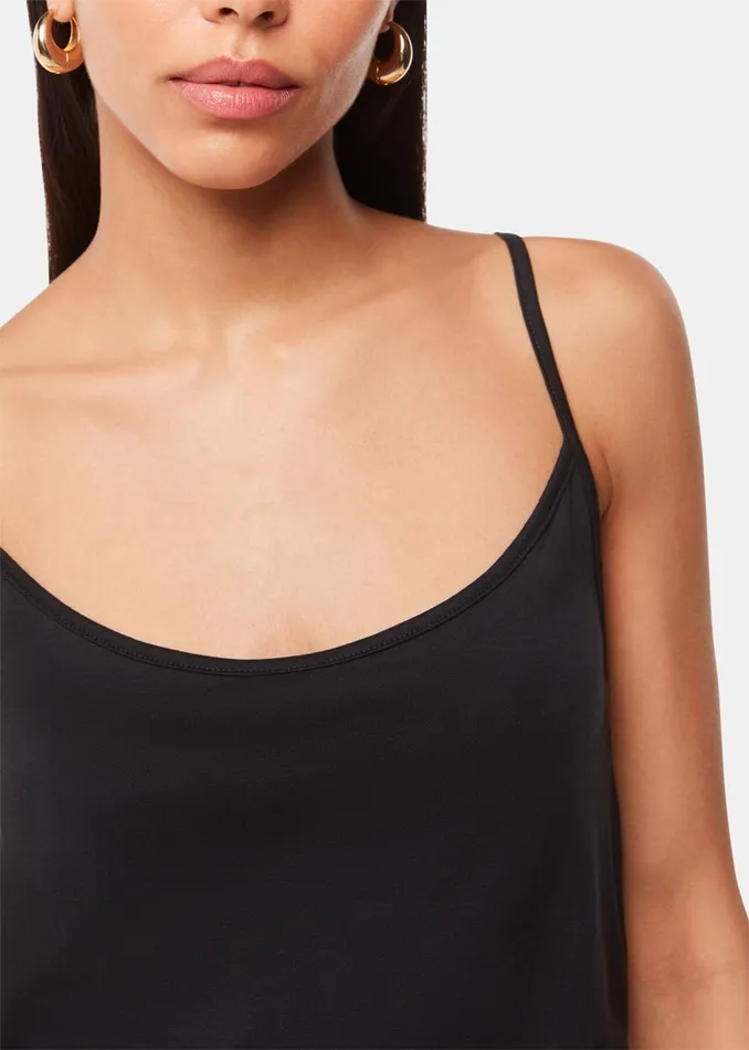Black Ultimate Cami Top Women Whistles Tops