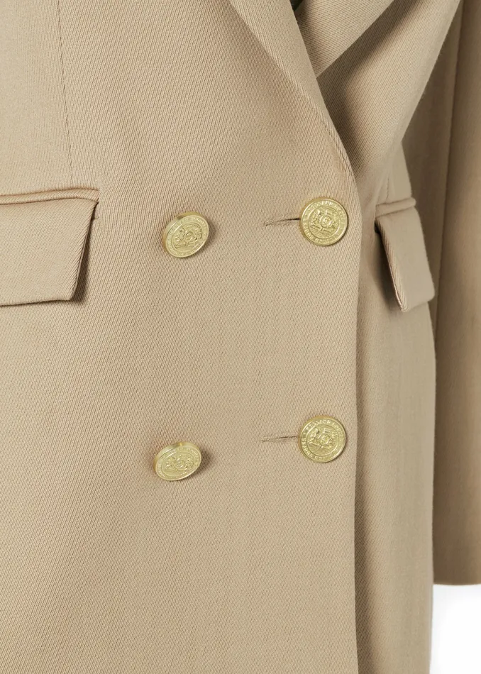Blazers Double Breasted Blazer Camel Twill Holland Cooper Womens Blazers Double Breasted Blazer Camel Twill Holland Cooper Womens