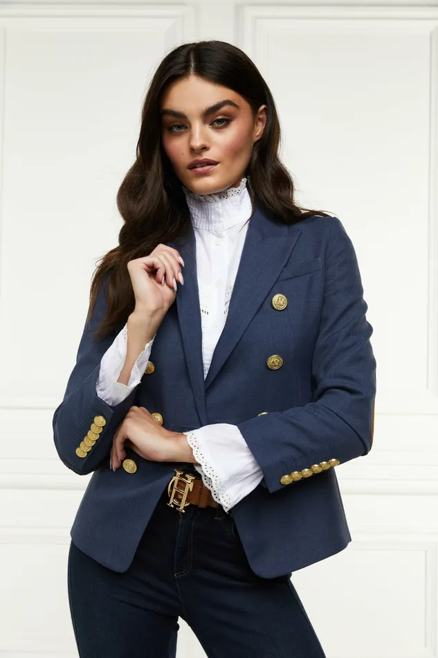 Blazers Womens Holland Cooper Knightsbridge Blazer Denim Blazers Womens Holland Cooper Knightsbridge Blazer Denim