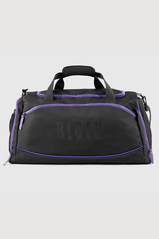 Bloch Bags Accessories Bloch Troupe Dance Bag Black Purple Nylon