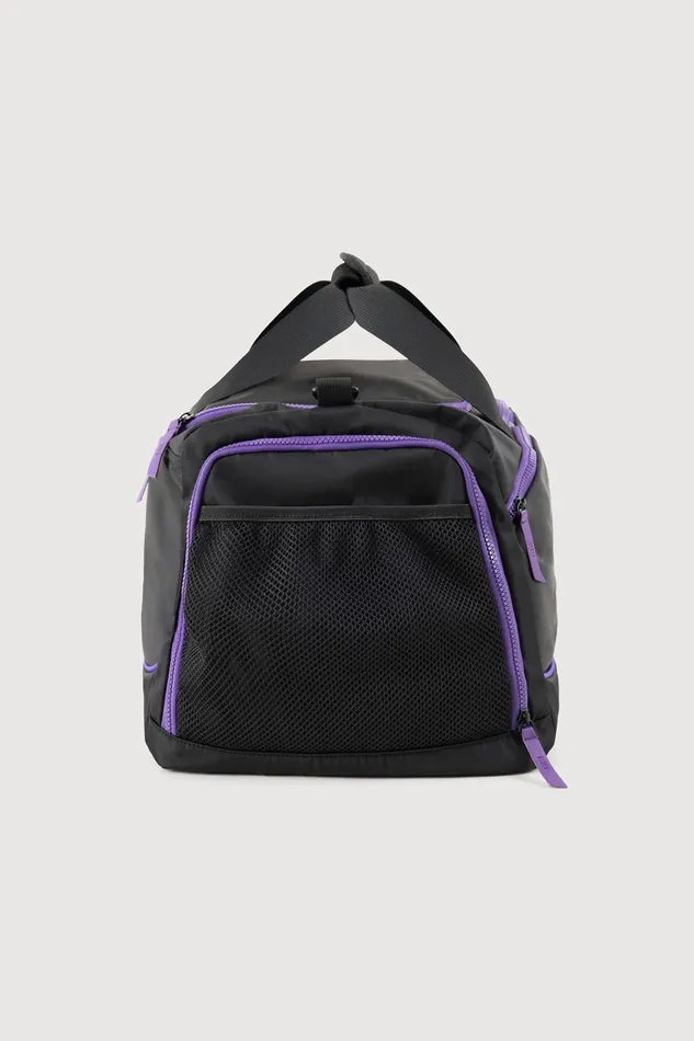Bloch Bags Accessories Bloch Troupe Dance Bag Black Purple Nylon Bloch Bags Accessories Bloch Troupe Dance Bag Black Purple Nylon
