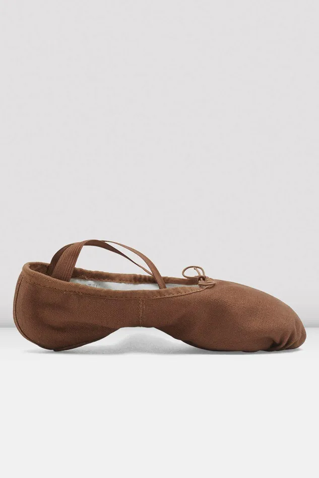 Bloch Ballet Adults Ladies Pump Canvas Ballet Shoes Cocoa Canvas