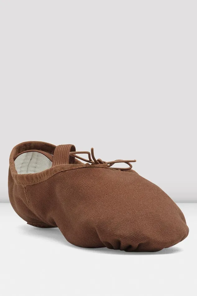 Bloch Ballet Adults Ladies Pump Canvas Ballet Shoes Cocoa Canvas