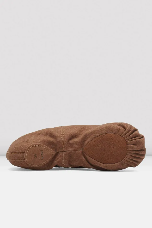 Bloch Ballet Adults Ladies Pump Canvas Ballet Shoes Cocoa Canvas