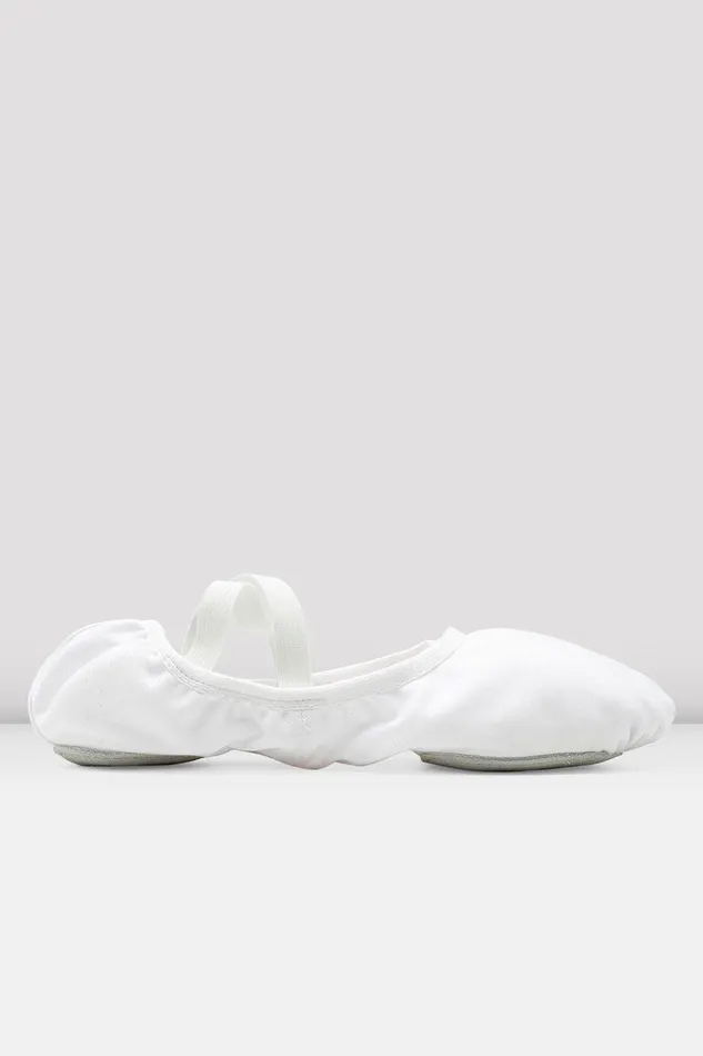 Bloch Ballet Adults Mens Performa Stretch Canvas Ballet Shoes White Canvas