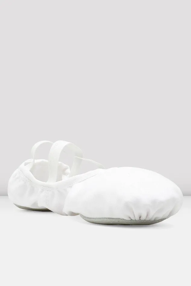 Bloch Ballet Adults Mens Performa Stretch Canvas Ballet Shoes White Canvas